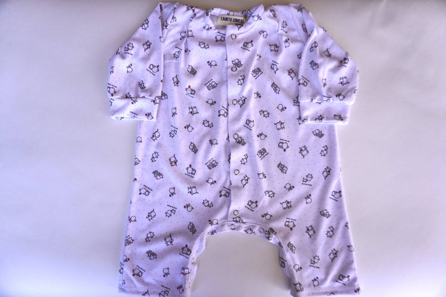 Pijama Largo Algodón Sofía con broches image 3