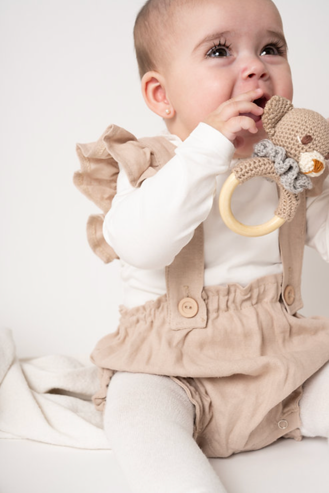 Cubrepañal lino Ana