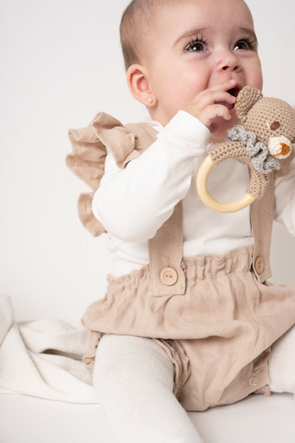 Cubrepañal lino Ana