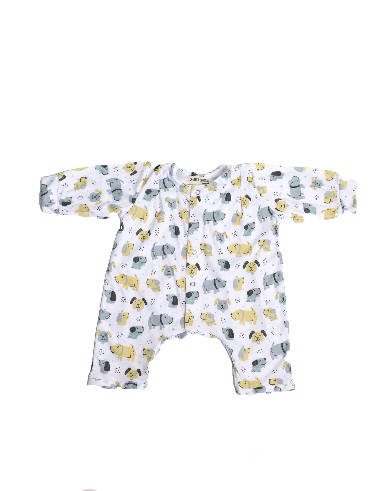 Pijama Largo Algodón Sofía con broches image 0